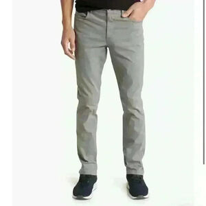 Calvin Klein NWT Gray Slim Fit Flex Waist Stretch 5 Pocket Denim Mens Jean 38W